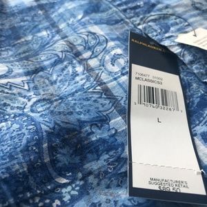 Polo by Ralph Lauren Shirts - Polo Ralph Lauren Men's Standard-Fit Cotton Size L Polo by Ralph Lauren Shirts - Polo Ralph Lauren Men's Standard-Fit Cotton Size L